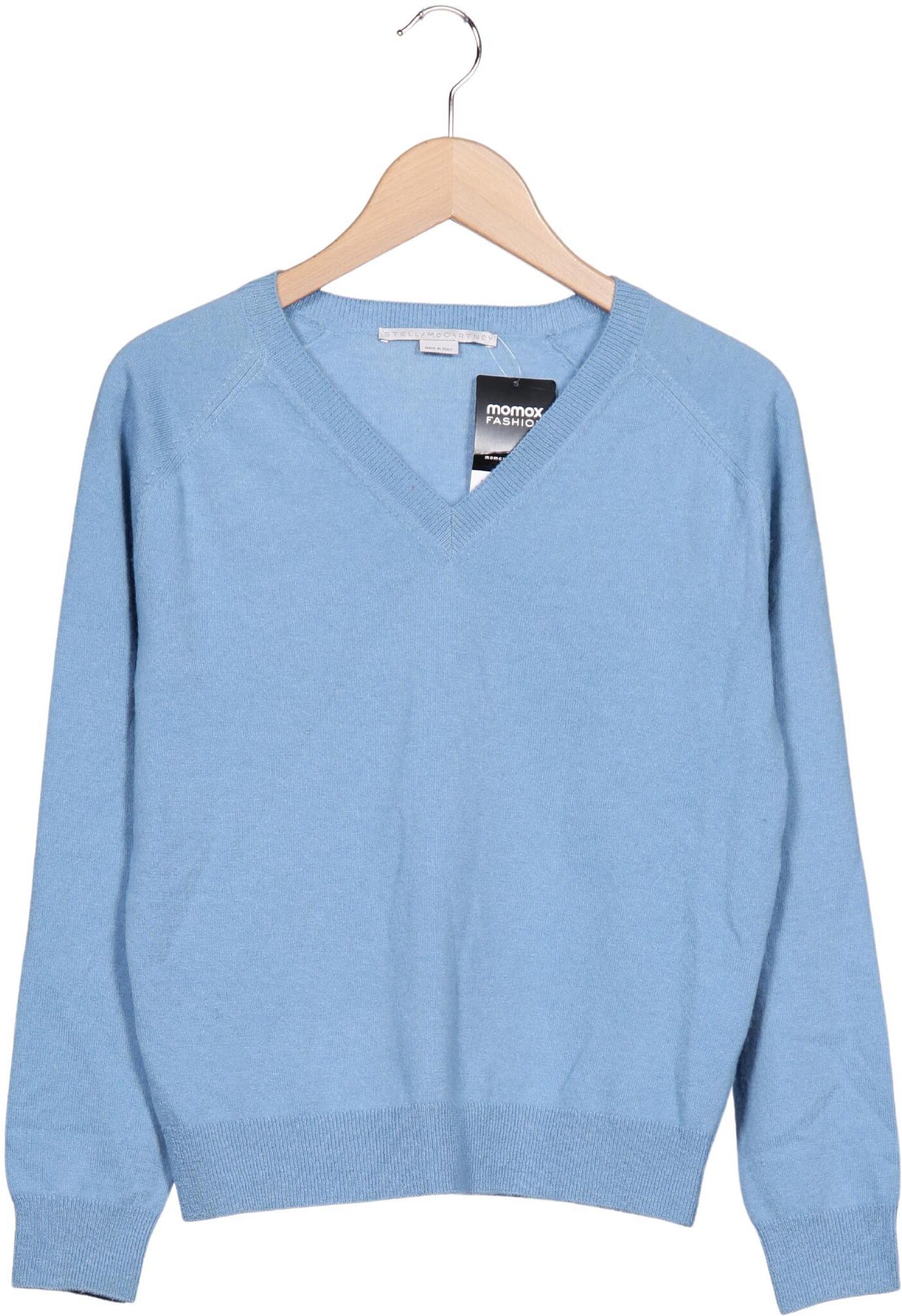 Stella McCartney Damen Pullover, Hellblau, Gr. EU 42 (IT 48), Schurwolle / Wolle / Alpaka / Synthetik / Elasthan - Second Hand