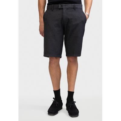 Shorts REDEFINED REBEL "Redefined Rebel Shorts RRErcan Shorts", Herren, Gr. S, Normalgrößen, schwarz (schwarz herringbone), Canvas, 98% Baumwolle/2% Elasthan, , Hosen Shorts