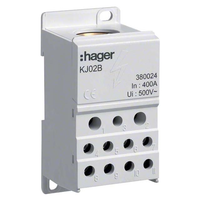 Hager HAG KJ02B Verteilerblock 250/400A 1-polig (KJ02B)