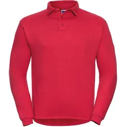 Russell Workwear Sweatshirt mit Polo-Kragen, classic red, 3XL