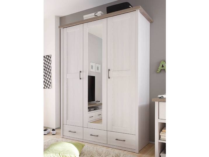 Kleiderschrank Luca 148 x 201 x 62cm Weiß