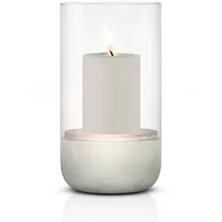 blomus Windlicht Calma Stein, Marmor, Granit Grau Hellgrau L (Large)