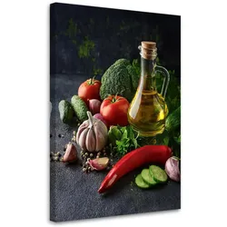 WANDBILD gemüseküche