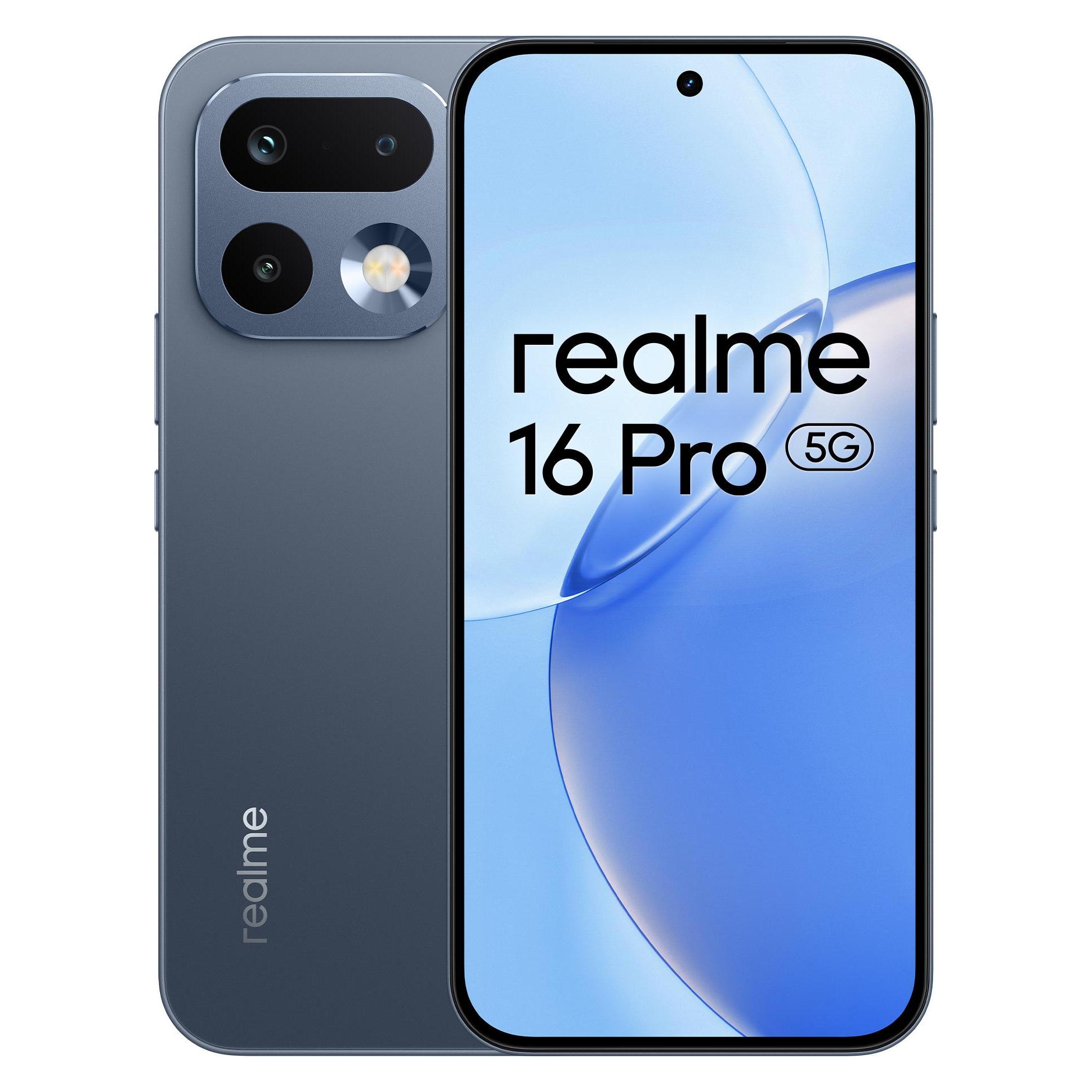 realme 16 Pro (256 GB, Pebble Grey, 6.78", Dual SIM, 5G) (631011007582)