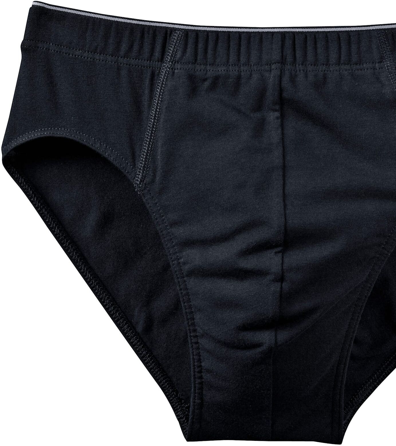 Slip SCHIESSER, Herren, Gr. 10, 1 Stk., schwarz, 95% Baumwolle, 5% Elasthan, Unterhosen Slip schwarz 10, 1 Stk.
