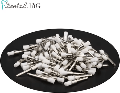 Inspire Essentials ProClean Disposable Dental Polishing Brush Set 100pcs white