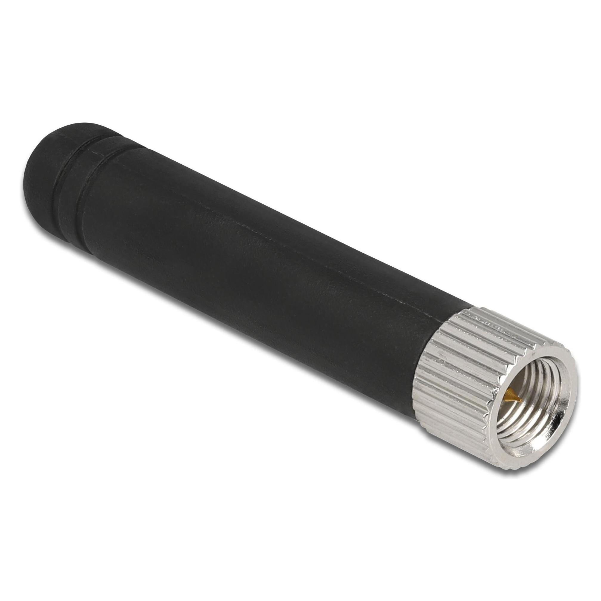 Delock LPWAN 868 MHz Antenne SMA Stecker 1,6 dBi omnidirektional starr schwarz (Lora) (12713)