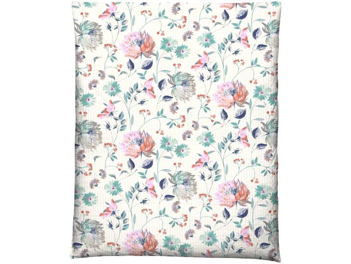 Home Fashion Duvetbezug Blumen 160x210 cm