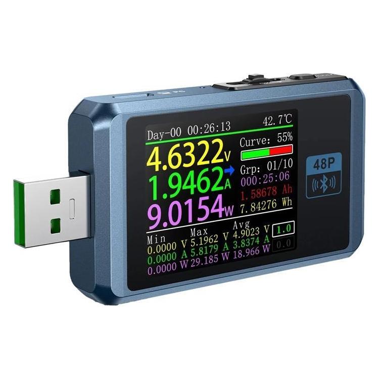 Fnirsi Tester portu USB z Bluetooth FNB48P BT (Spannungsprüfer) (FNB48 BT)