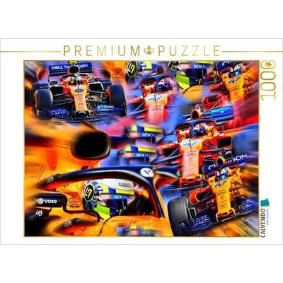 CALVENDO Puzzle Lando Norris aus Großbritannien debütierte 2019 und empfahl sich sofort für höhere Aufgaben. | 1000 Teile Lege-Größe 64x48cm Foto-Puzz