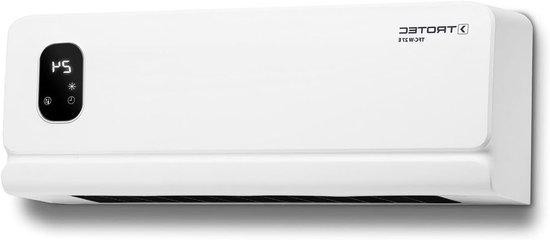 Trotec Wandventilatorkachel - Keramische verwarming - Wit - Spatwaterdicht IP44