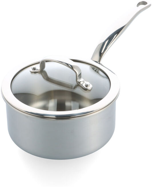 Greenpan Premiere Uncoated 5 Ply Saucepan Covered 16cm / 1.58 Litre Stainless Steel 1.58L