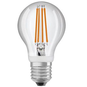 OSRAM LED-Lampe Star Classic A 60 Filament Motion Sensor, E27, 7,3W ersetzt 60W, warmweiß