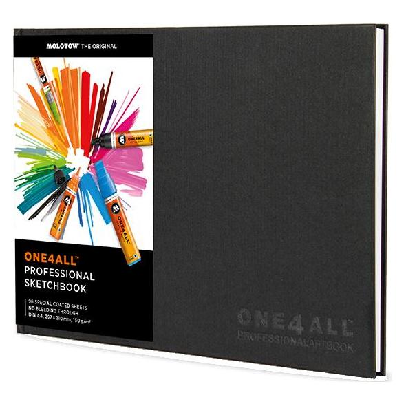 Molotow Skizzenbuch One4All Professional (A4, Blanko, Harter Einband) (MO801201)