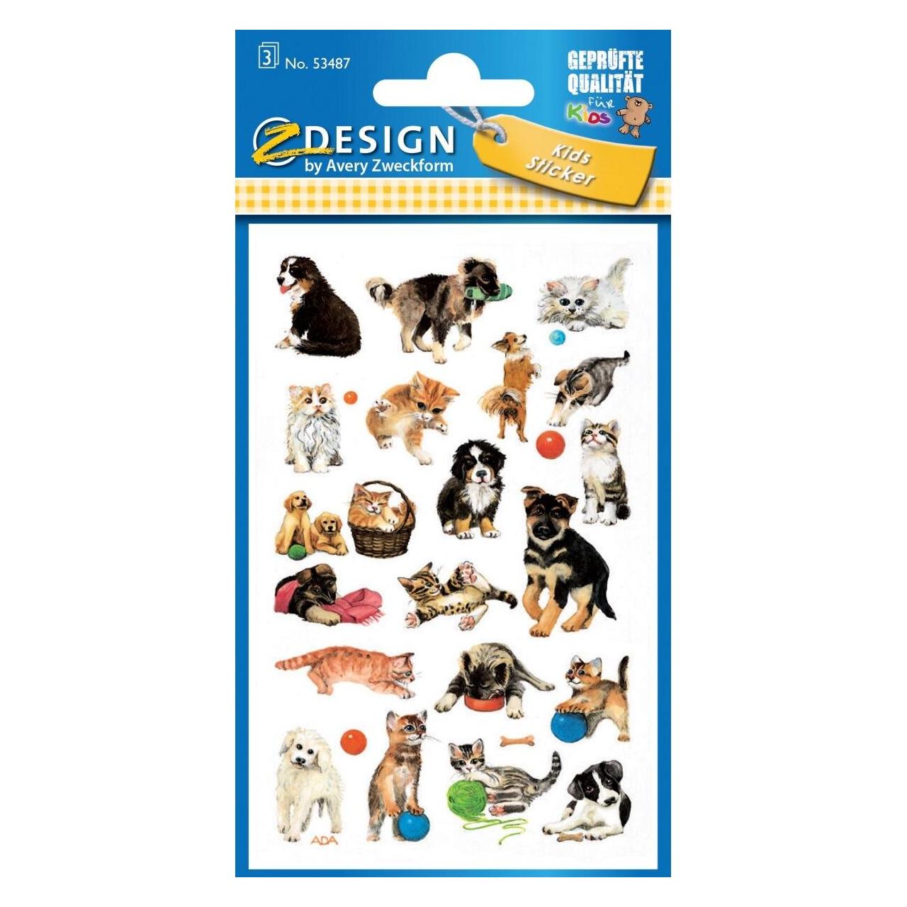 Z-Design Kinder Aufkleber (63 Sticker) (53487)