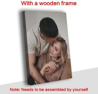 Uplift Picks Custom Photo Canvas Print For Personalized Wedding Family Pet Wall Art e 30cm 40cm