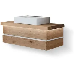 Thielemeyer Waschtischkombination Fresh Holz Braun Wildeiche