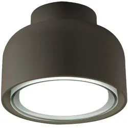 Vivida International Moderne BOTTONE Deckenleuchte aus bronzefarbenem Aluminium 1xGX53