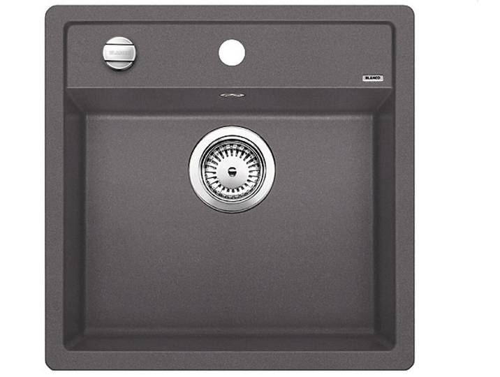 BLANCO DALAGO 5-F Evier à encastrer / SILGRANIT / Gris roche / Excenter