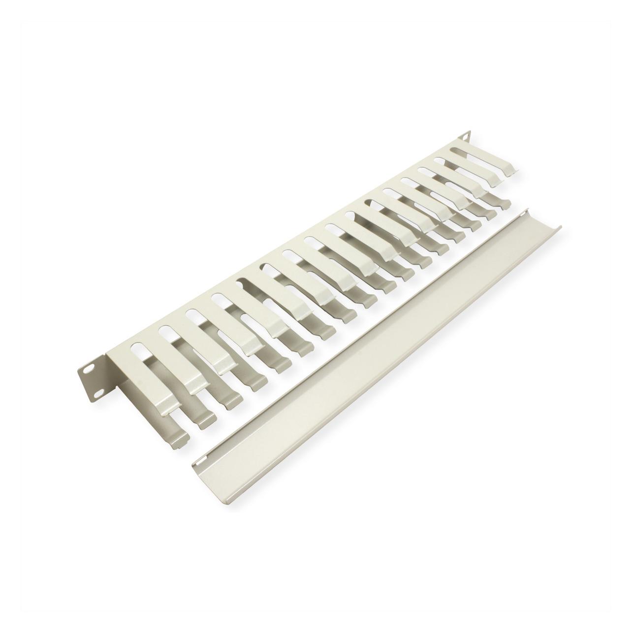Value 19"-Kabelfhrg.1HE 40x80mm l.grau (26.99.0303)