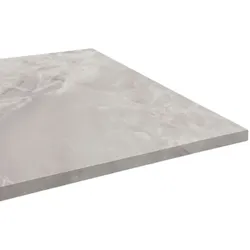 Restootab - Tischplatte 70x70 Dekor Marmor perla