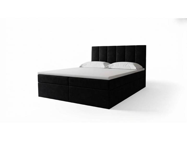 Xlmoebel Boxspringbett Luxuriöses braunes Polsterbett im modernen Design (Bett), Hergestellt in Europa