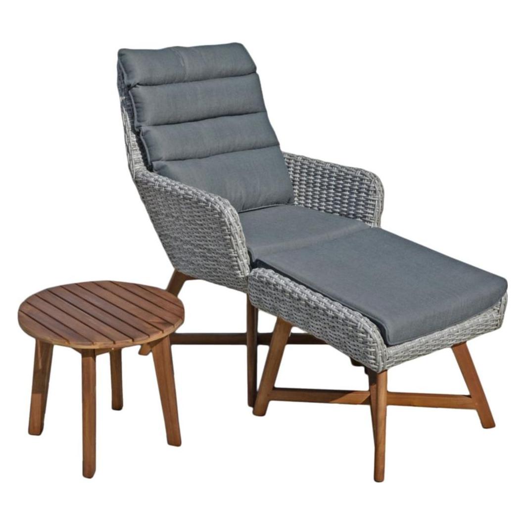 Garden Pleasure Loungesessel Calvia grau (970371)
