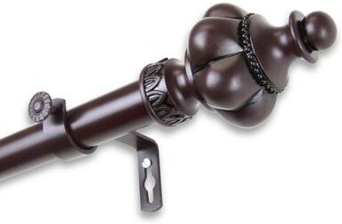 InStyleDesign Revel 1 inch Diameter Adjustable Curtain Rod