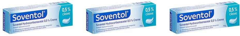 Soventol HydroCortisonacetat 0,5 % 3x15g