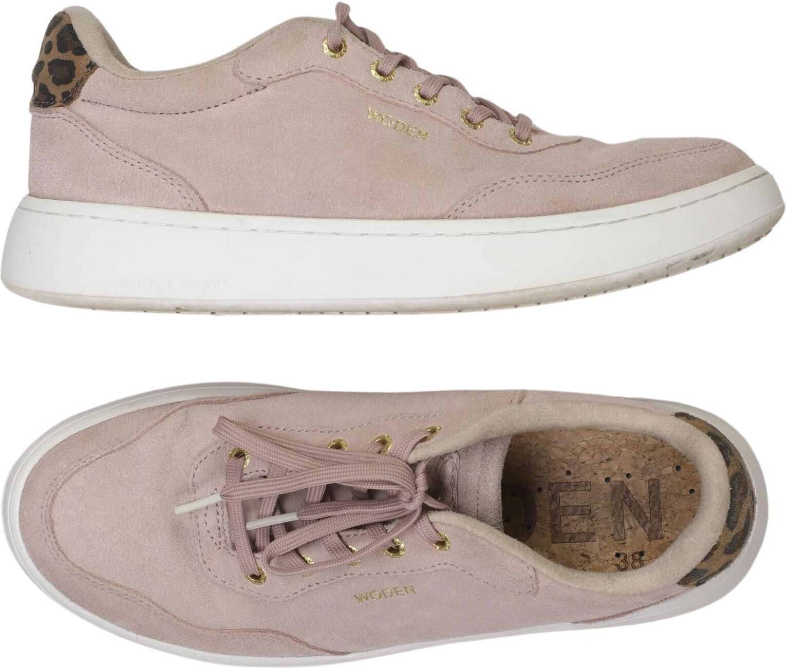 Woden Damen Sneaker, Pink, Gr. EU 38, kein / Etikett - Second Hand