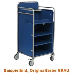 Novocal SW 1000 Stationswagen mit abschließbarem Rollo, geschlossenem Schrank