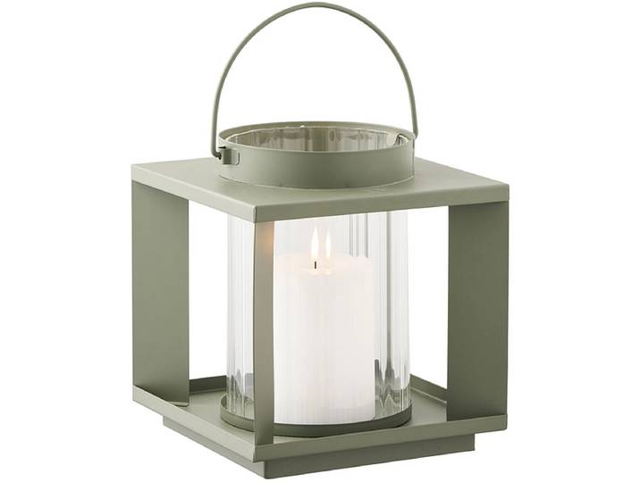 HOUSE NORDIC Laterne LOHALS 20.5cm grün