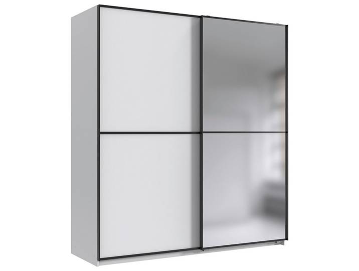 Schwebetürenschrank Ulm Weiß