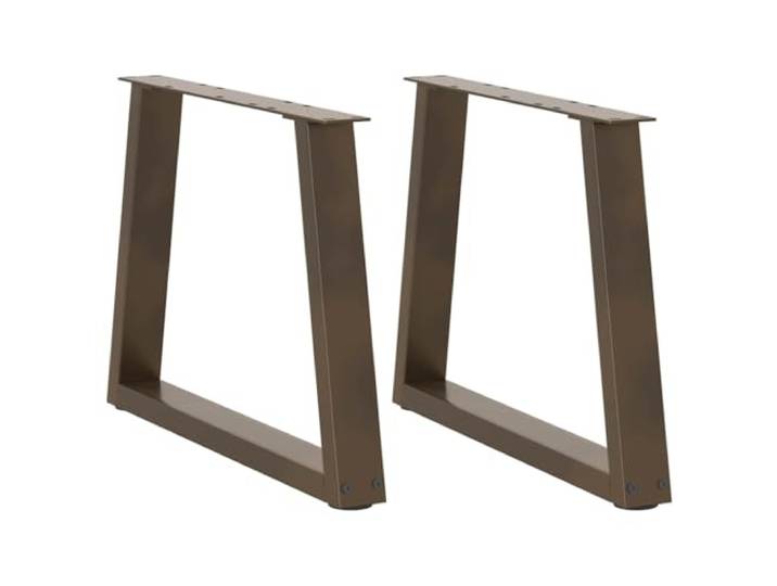 hliofuir 2er Set Couchtischbeine V-Form Metall Tischbeine 70x43cm Robustes V-Gestell aus pulverbeschichtetem Stahl für individuelle DIY Beistelltische im Wohnzimmer oder Büro.
