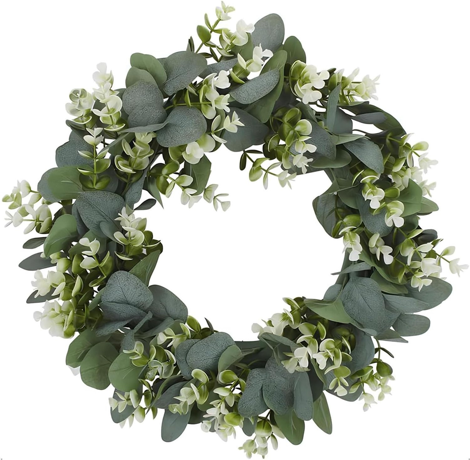 Luxento Kunstmatige Eucalyptus Deurkrans - Groen