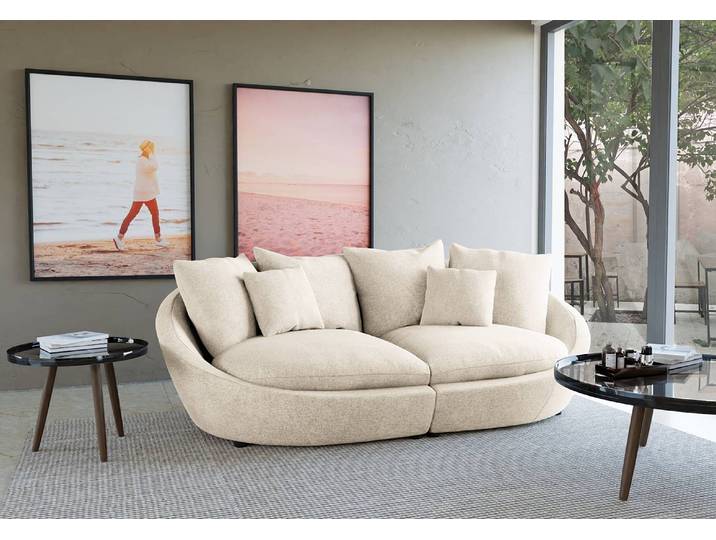 Grand canapé CARTAYA Beige Tissu Gilah 280cm Scandi