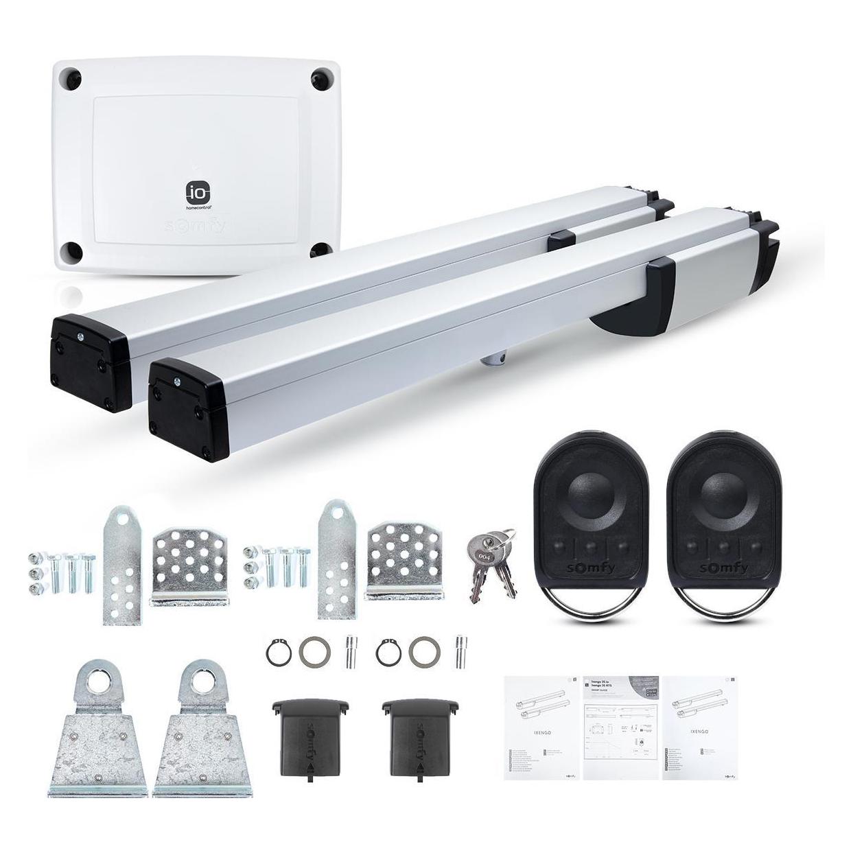 somfy Zestaw Ixengo L 3S+ IO Standard Pack do 8m bram dwuskrzydłowych (Outdoor) (1246487)