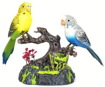 Uplift Essentials Vivid Simulation Bird Ornament 2D Acrylic Sculptural Miniature For Modern Desktop Displays & Creative Home Decor style 1