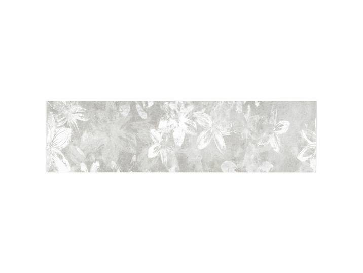 Fani Küchenrückwand Smart - Glas, Hellgrau, Metall, Kunststoff, Blume, 240x63.7x0.6 cm, mit Dekor, Spritzschutz, individuell zuschneidbar, Echtglas-Optik, eventuelle Anpassungen vor Ort nötig, Küchen, Küchenausstattung, Küchenrückwände