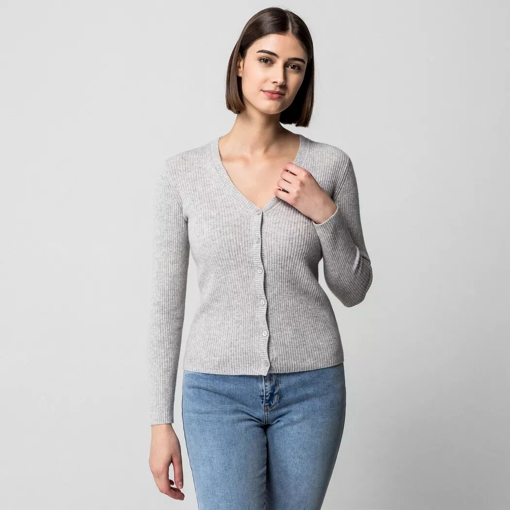 Manor Woman - Cardigan, für Damen, Perlgrau, Größe L