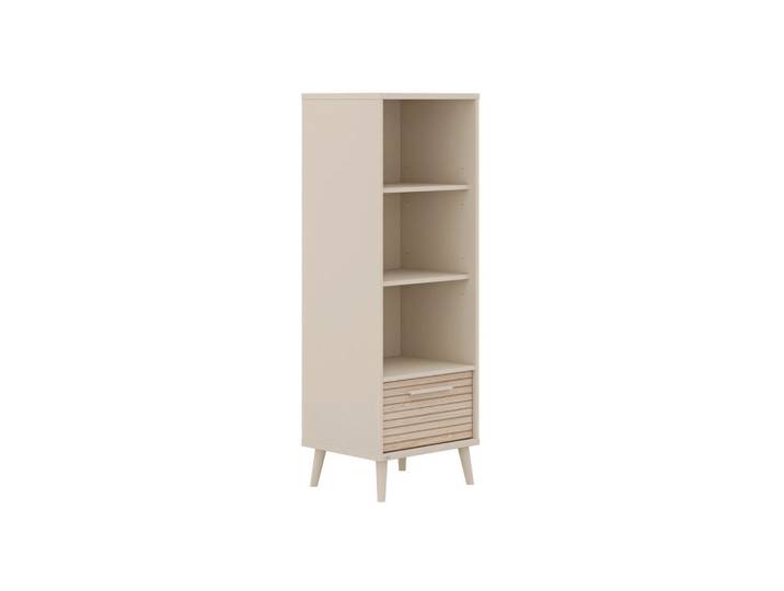 Paidi Aufbewahrungsregal, Eichefarben, Beige, Kunststoff, 2 Fächer, 1 Schublade(n) Schubladen, 48.40x139.2x41.1 cm, Blauer Engel, Typenauswahl, Beimöbel erhältlich, stehend, Ordnen & Aufbewahren, Deko- & Aufbewahrungsboxen, Regalboxen & Stehsammler