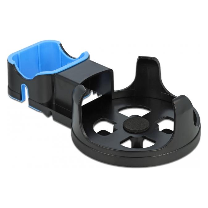 Delock Wandhalterung für Echo Dot 3. Gen., Schwarz (1 Paar, Wandmontage) (18310)