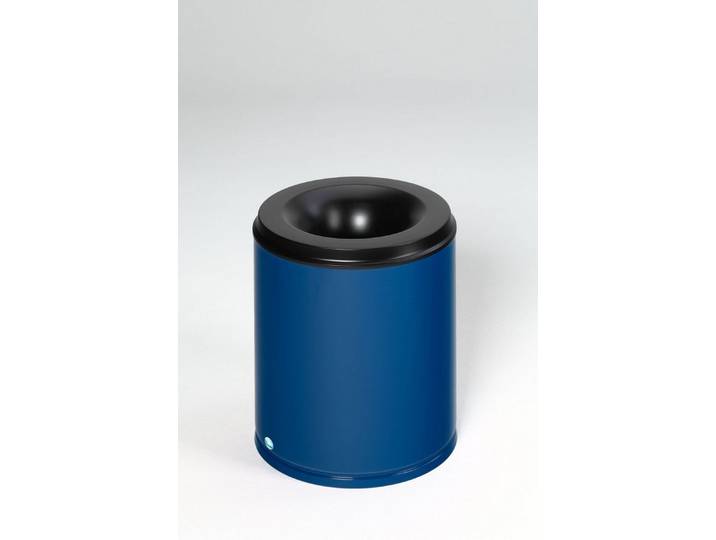 PROREGAL® Papierkorb Selbstlöschender Papierkorb 80L 56x46,5x46,5cm Blau