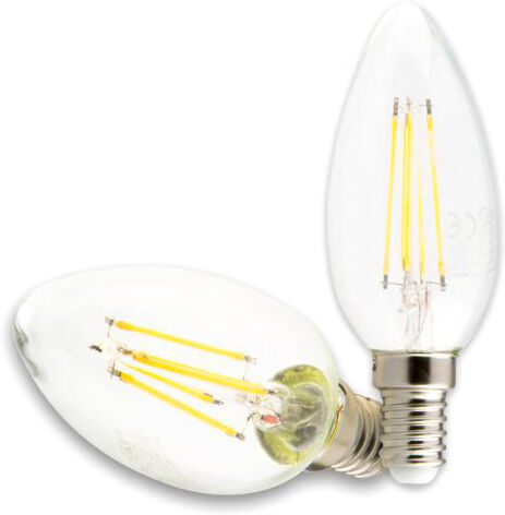 Isoled E14 Led Kerze, 4w, Klar, Warmweiß, Dimmbar