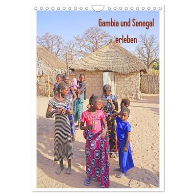 Gambia und Senegal erleben (Wandkalender 2027 DIN A4 hoch), CALVENDO Monatskalender