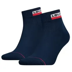 Levis 2P Sport Mid Cut Sock Dunkelblau Gr 35/38