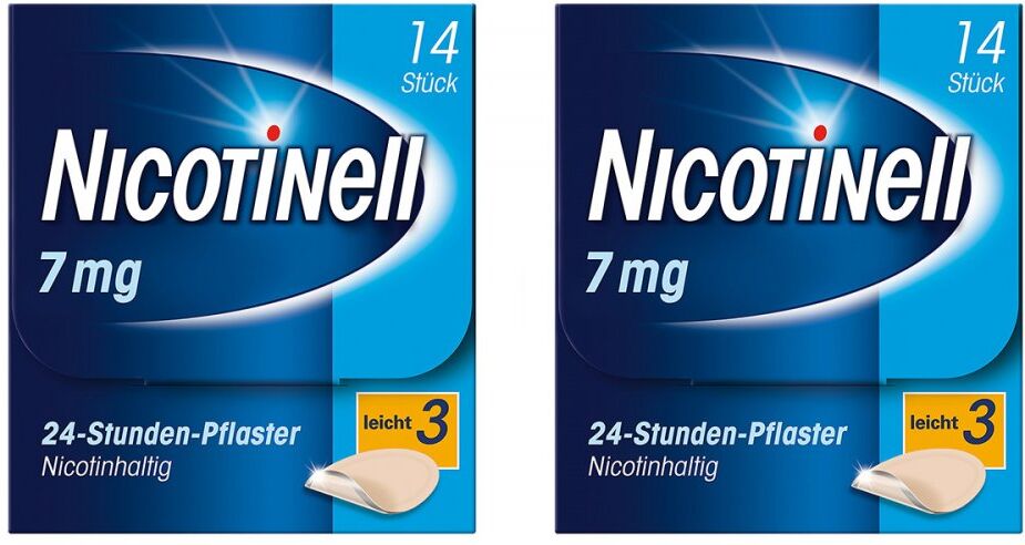 Nicotinell Paket 7 mg (ehemals 17,5 mg) 24-Stunden-Pflaster