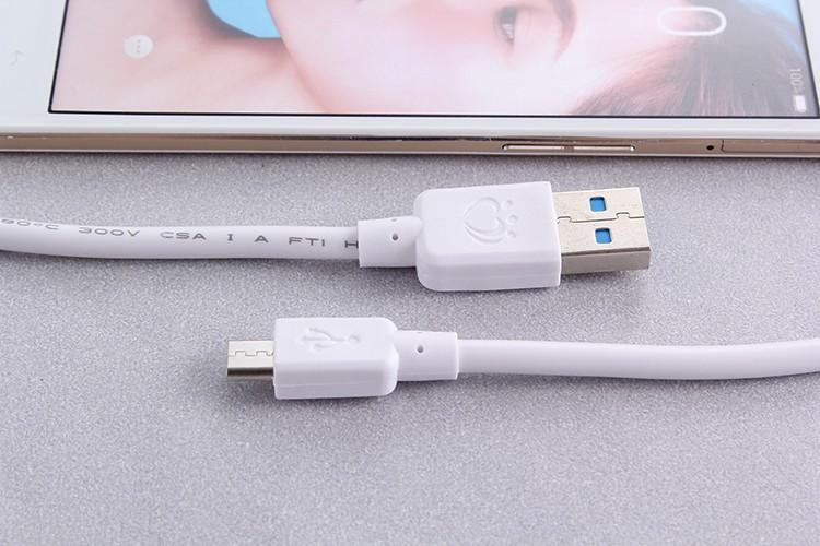 Olesit K109 USB-C oplaadkabel met magnetische ring, 3 meter, 2.1A High Speed