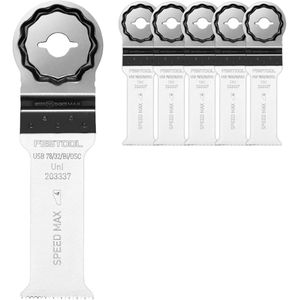 Festool Multifunktionswerkzeug-Zubehör 203337, USB 78/32/Bi/OSC/5, 32 x 78 mm, Tauchsägeblatt, Starlock Max, 5 Stück