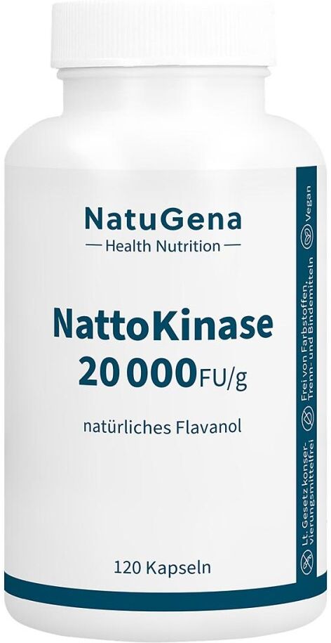 NatuGena Nattokinase 20.000+vitamin C Vegan Kapseln